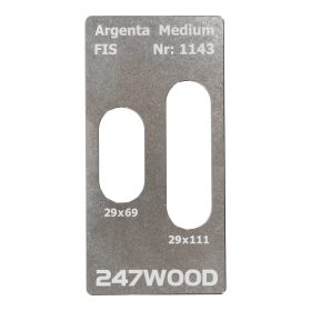 Inlegplaat Argenta Medium / Kubica K6700 111x29